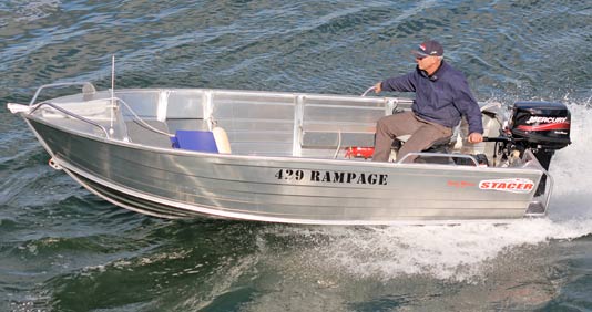 Stacer Aluminium Boat Range 429 Rampage