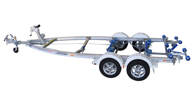 1850kg Alloy Tandem Plate Series Multi-Roller Trailer
