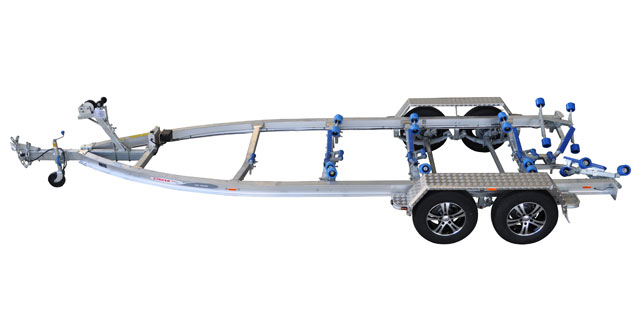 2750kg Alloy Tandem Plate Series Multi-Roller Trailer