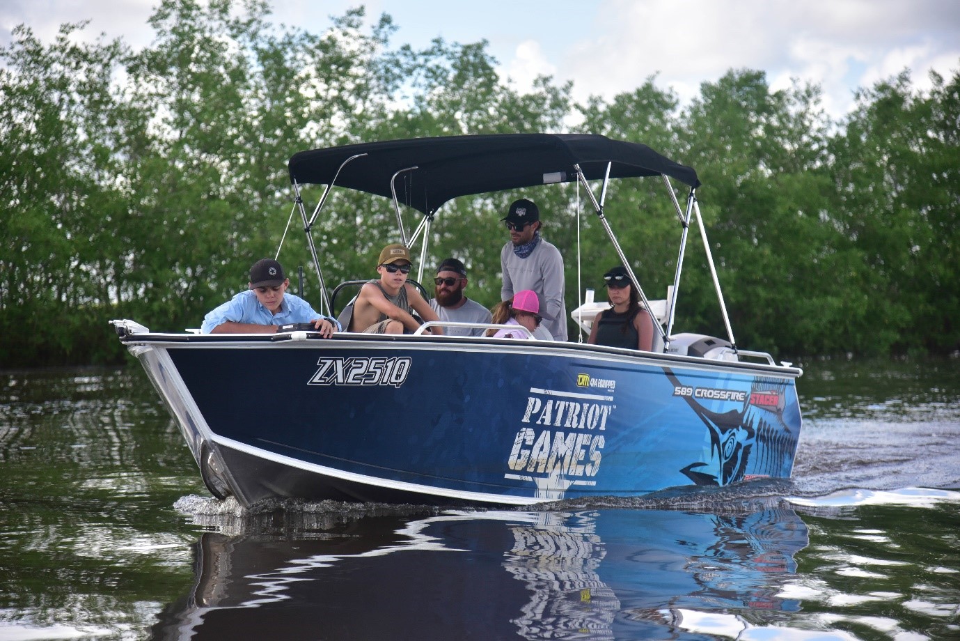 The STACER’S 589 CROSSFIRE Aluminium Boat